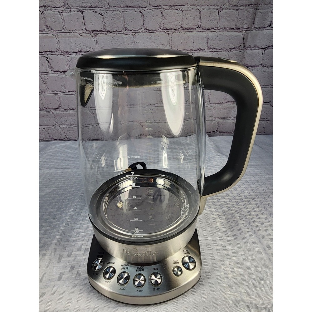 Breville BKE 830XL IQ Pure Water Heater Brushed Stainless Steel Glass Kettle